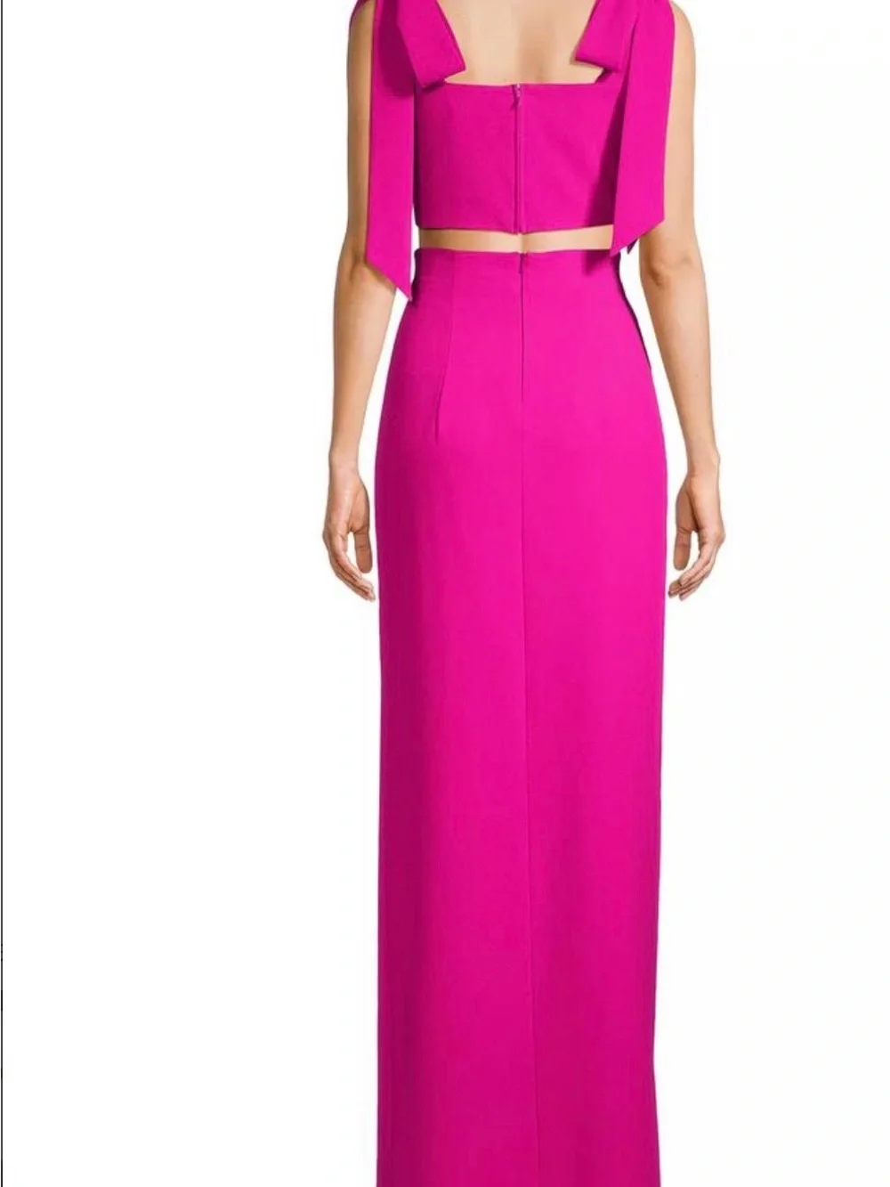 Black Halo Pink Clayton 2 piece gown - Picture 5 of 5